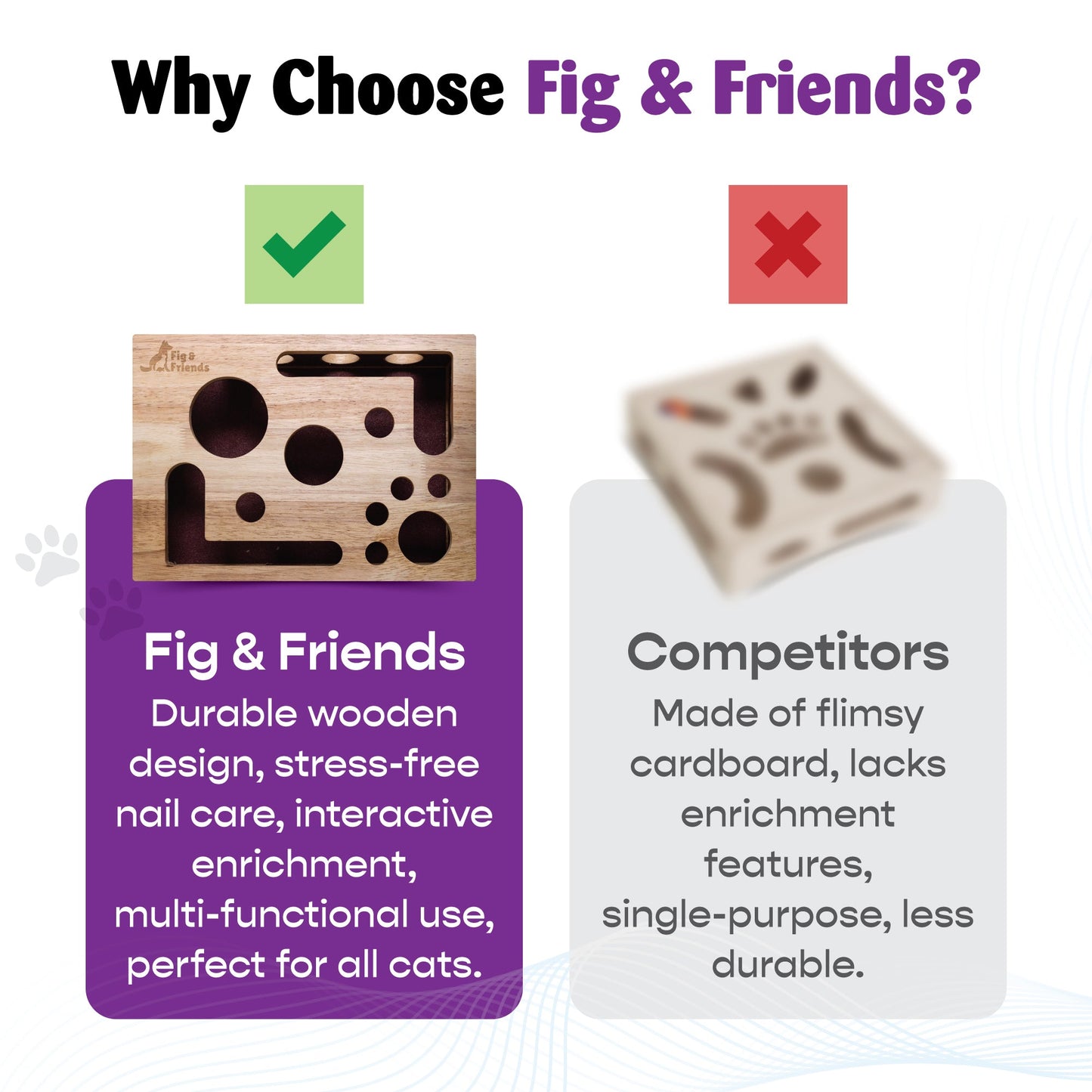 The Original Cat Nail File Enrichment Box