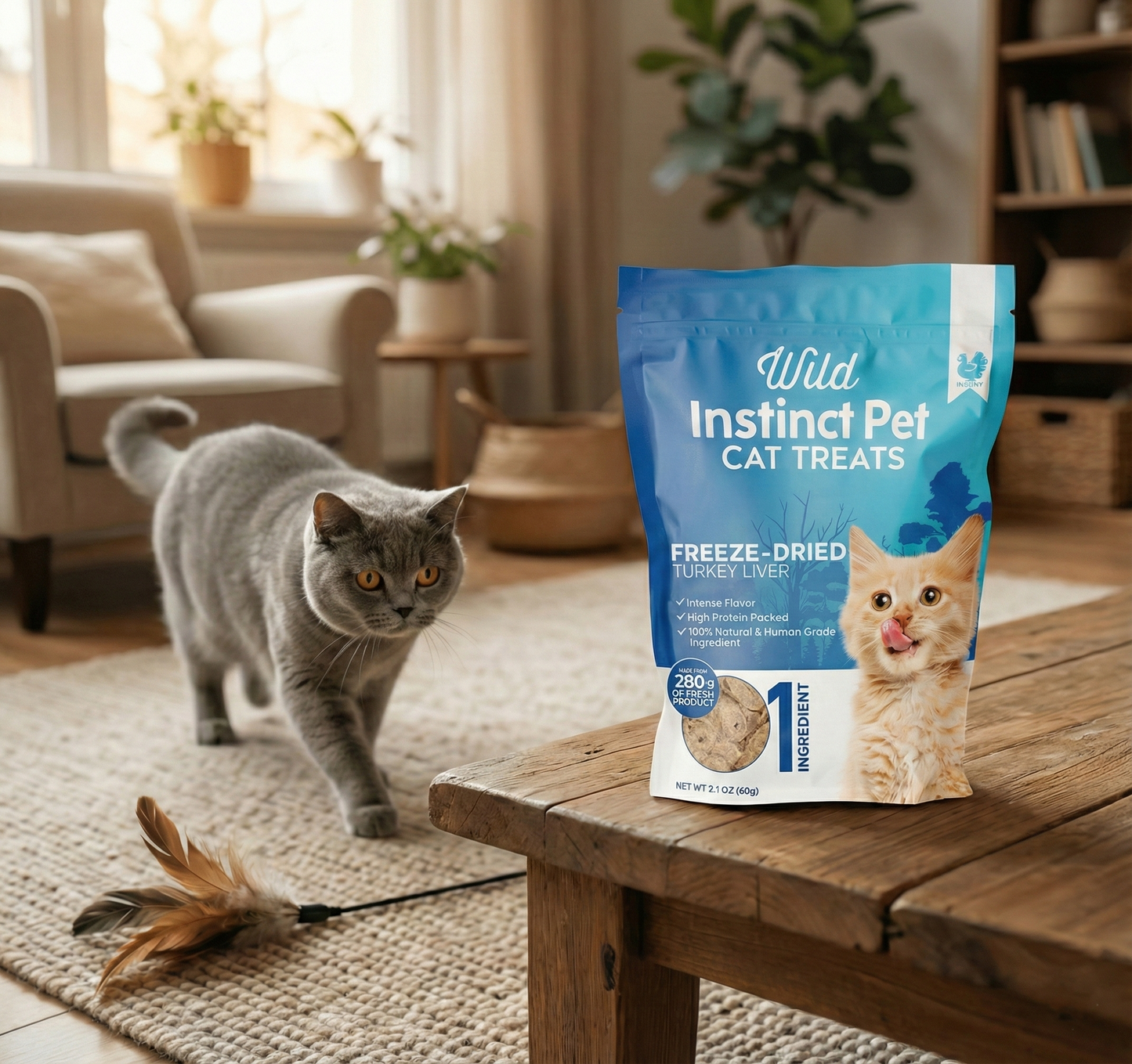 Freeze Dried Turkey Liver Cat Treats