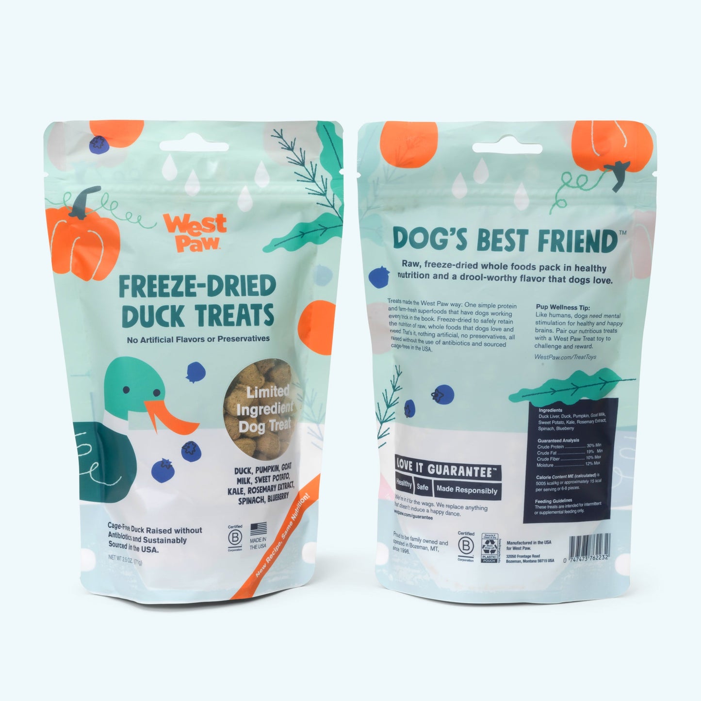 Duck with Superfood Freeze-Dried Dog Treats