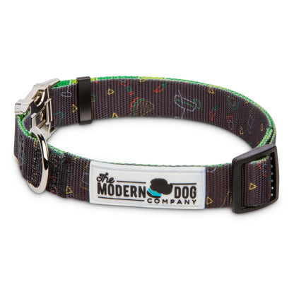 Retro Taco Tuesday Dog Collar