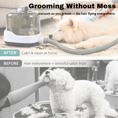 CalmCare Cordless Vacuum Grooming Kit by Dr. Milou
