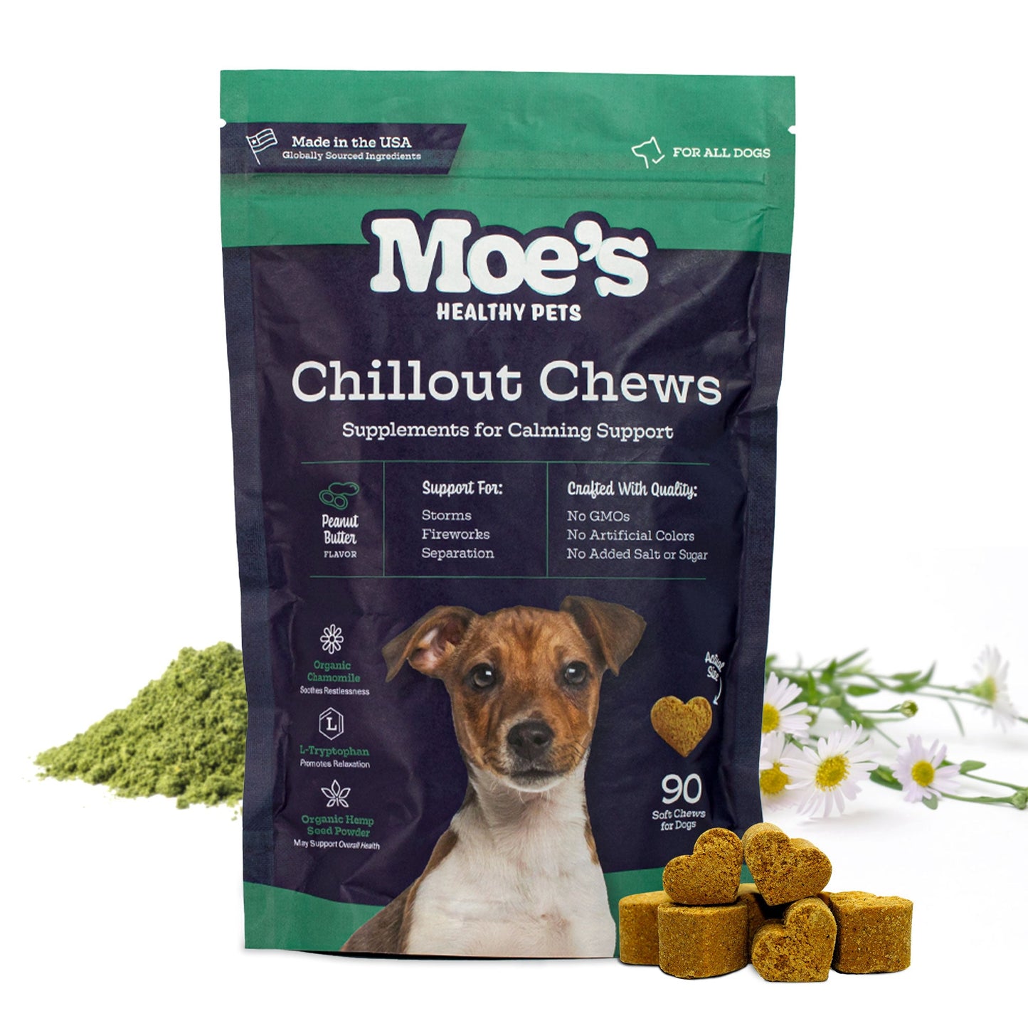 Chillout Chews Calming Supplement for Dogs