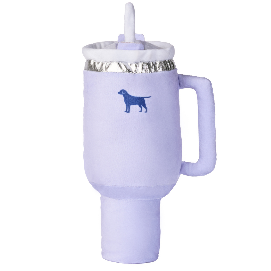 Pup Cup Squeaky Plush Dog Toy