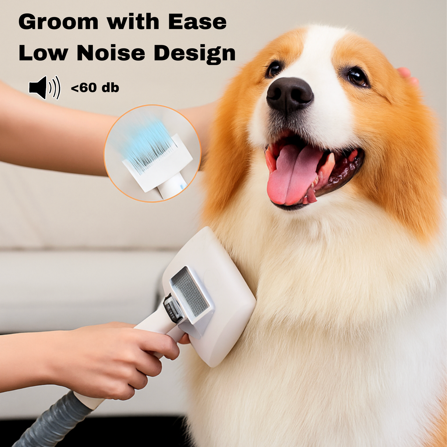 CalmCare Cordless Vacuum Grooming Kit by Dr. Milou