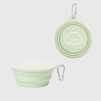Single Foldable Pet Travel Bowl