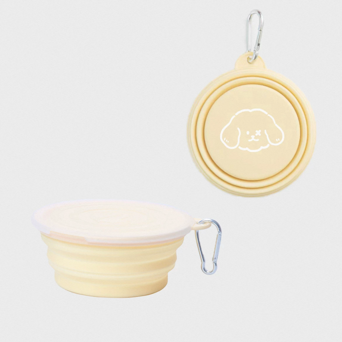 Single Foldable Pet Travel Bowl