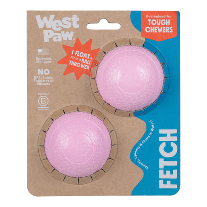 Boundr Dog Ball 2-Pack in Bubblegum