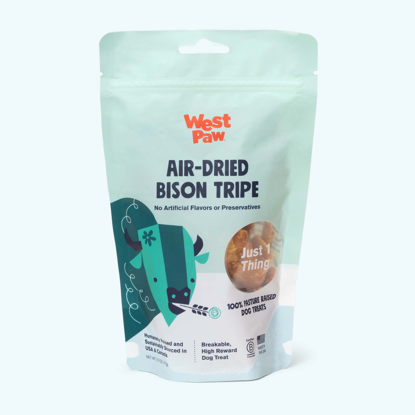 Bison Tripe Air-Dried Dog Treats