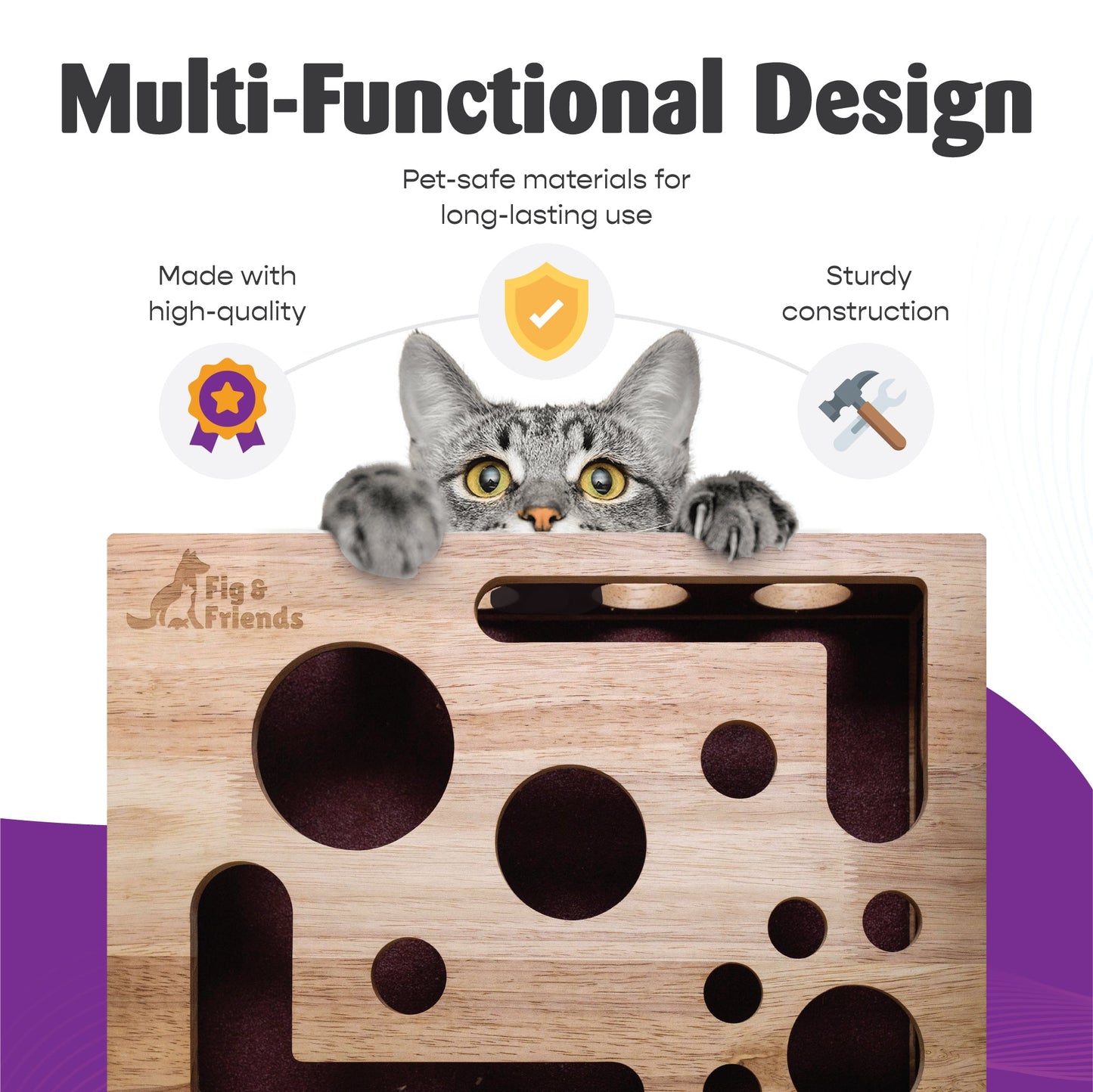 The Original Cat Nail File Enrichment Box