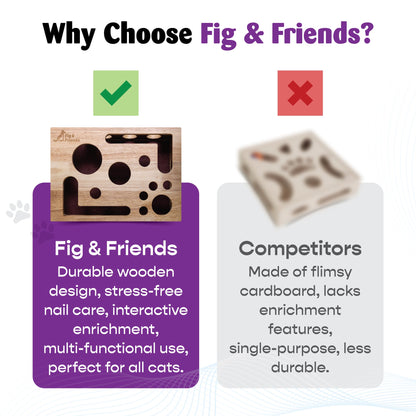 The Original Cat Nail File Enrichment Box
