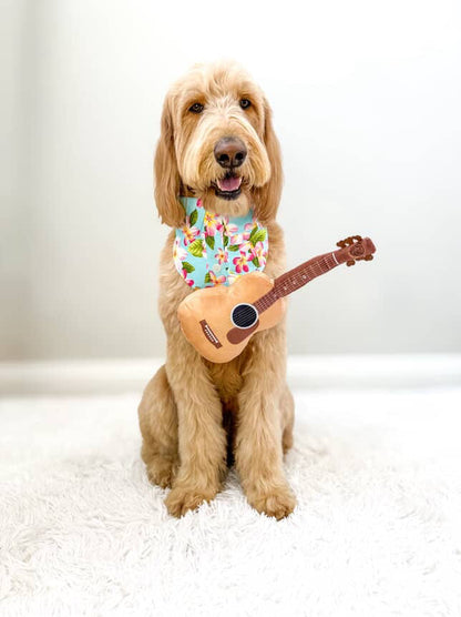 Guitar Squeaky Plush Dog Toy