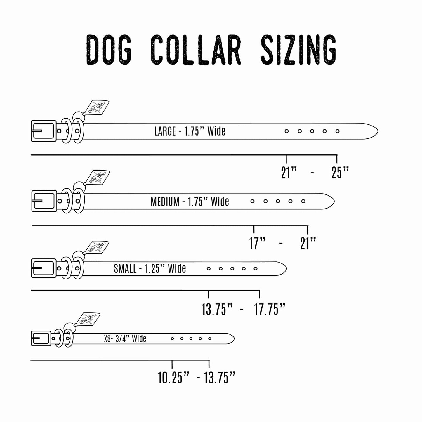 Leather Dog Collar Classic