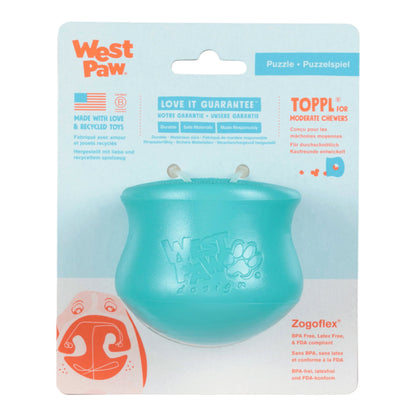 Toppl Teal Puzzle Treat Toy