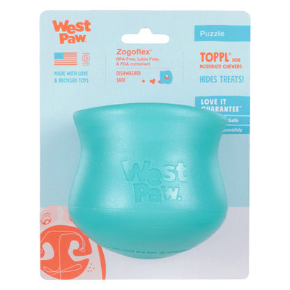 Toppl Teal Puzzle Treat Toy