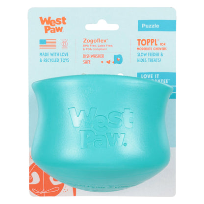 Toppl Teal Puzzle Treat Toy