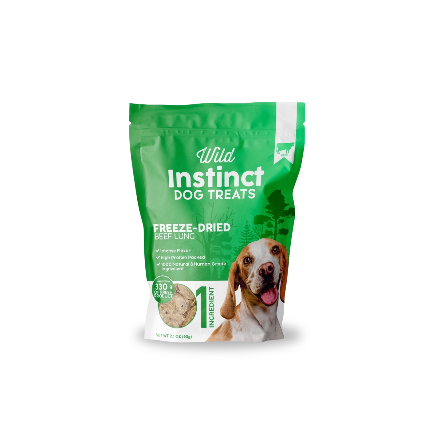 Freeze Dried Beef Lung Dog Treats