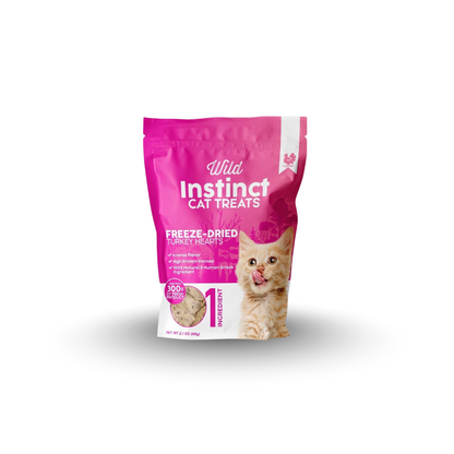 Freeze Dried Turkey Heart Cat Treats