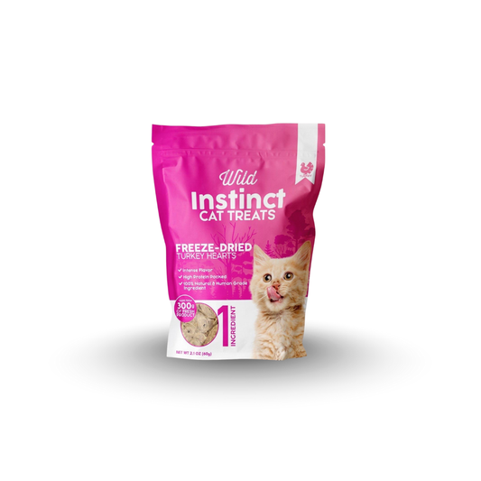 Freeze Dried Turkey Heart Cat Treats