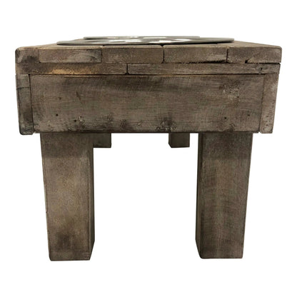 Elevated Double Bowl Pet Feeder