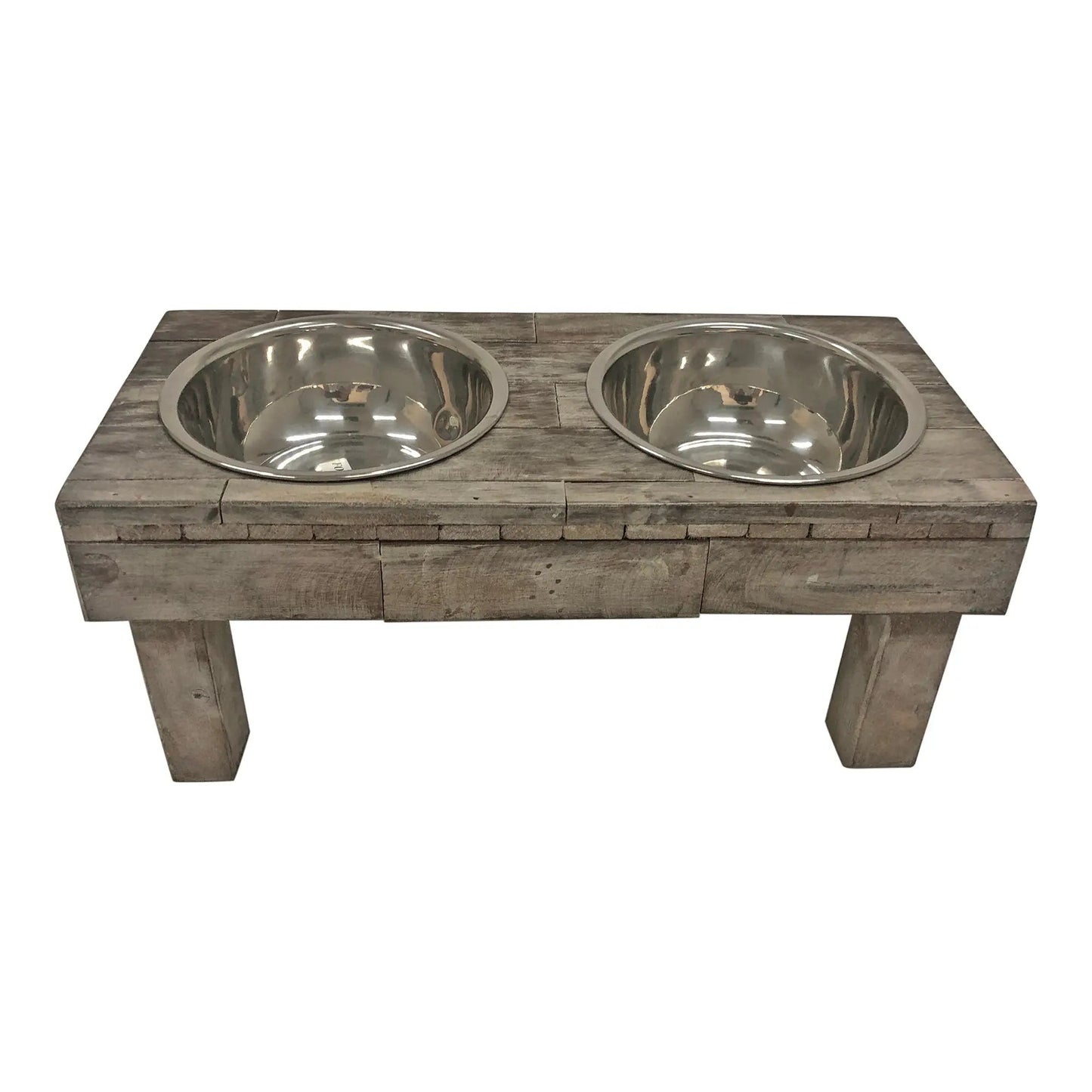 Elevated Double Bowl Pet Feeder