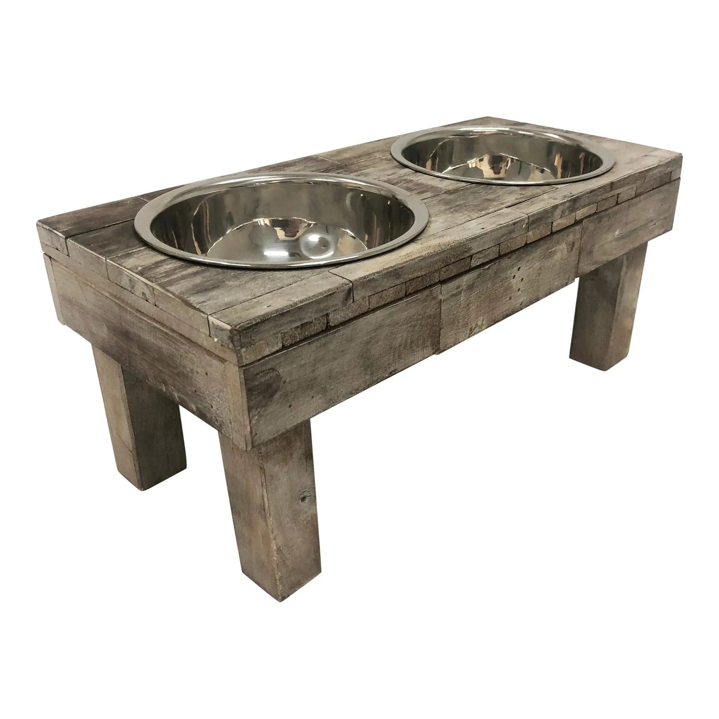 Elevated Double Bowl Pet Feeder