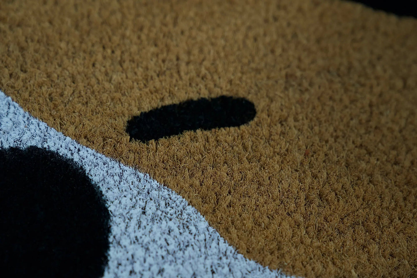 Dog Print Natural Coir Doormat