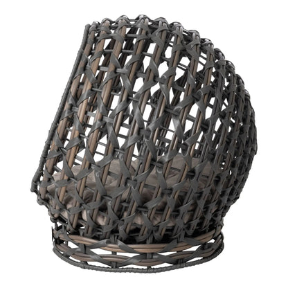 Hemisphere Rattan Elevated Pet Bed