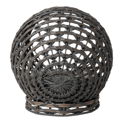 Hemisphere Rattan Elevated Pet Bed