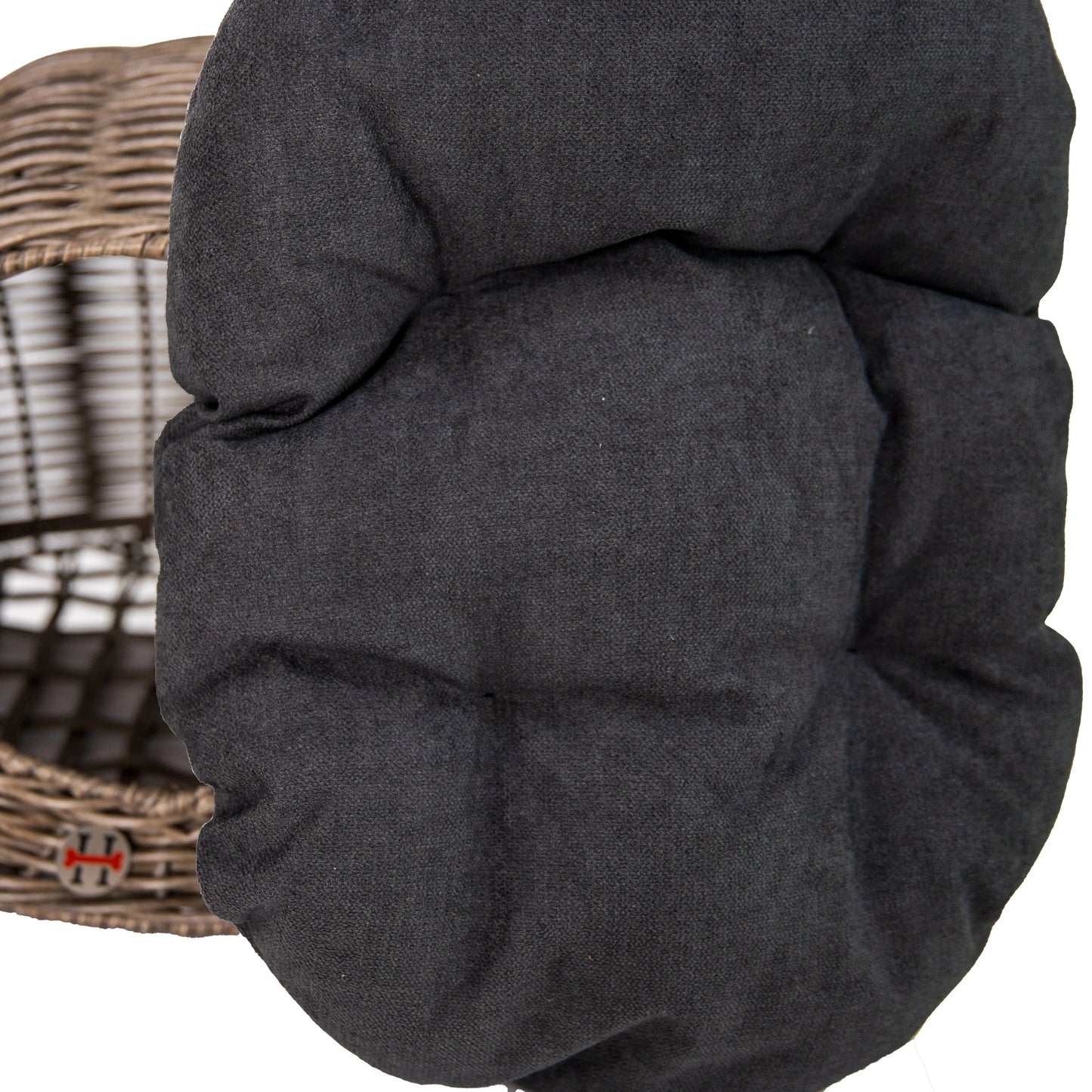 Wicker Cat Ear Playhouse and Pet Bed