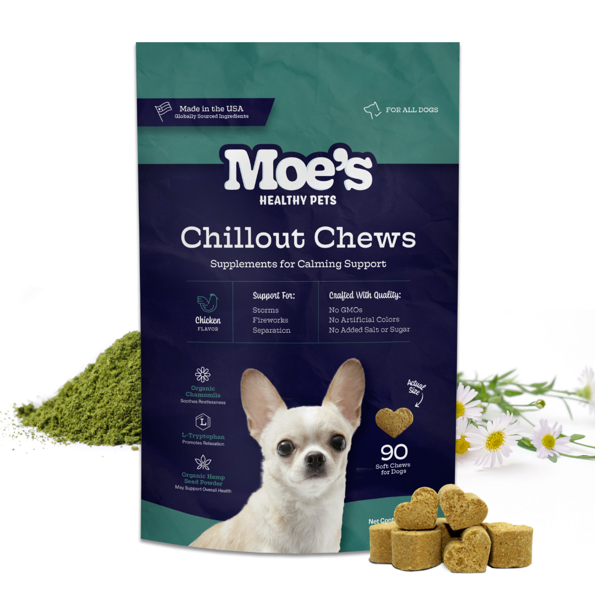 Chillout Chews Calming Supplement for Dogs