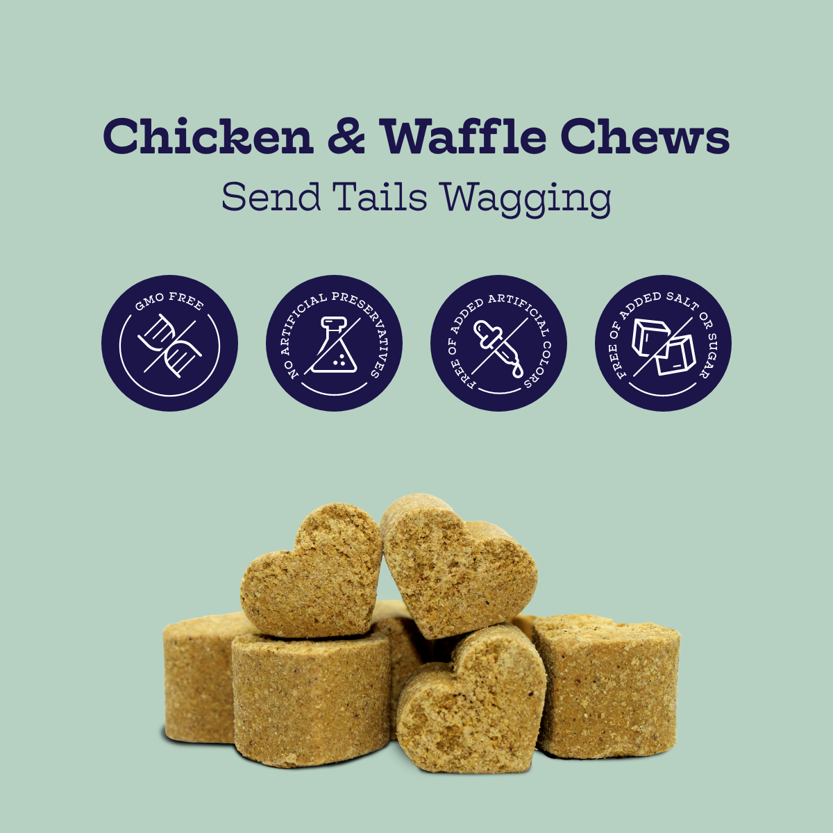Chicken and Waffles Chews for Dogs