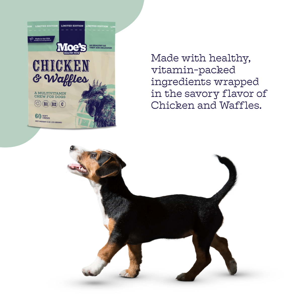 Chicken and Waffles Chews for Dogs