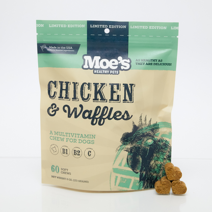 Chicken and Waffles Chews for Dogs