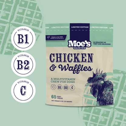 Chicken and Waffles Chews for Dogs