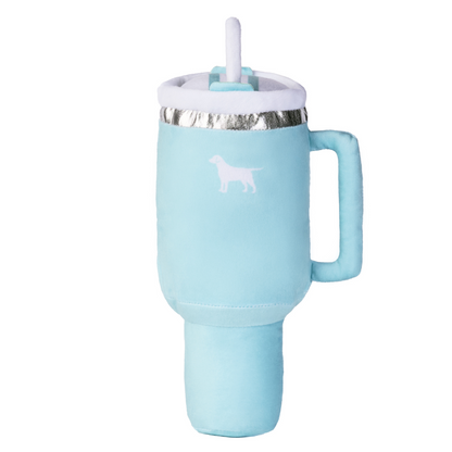 Pup Cup Squeaky Plush Dog Toy