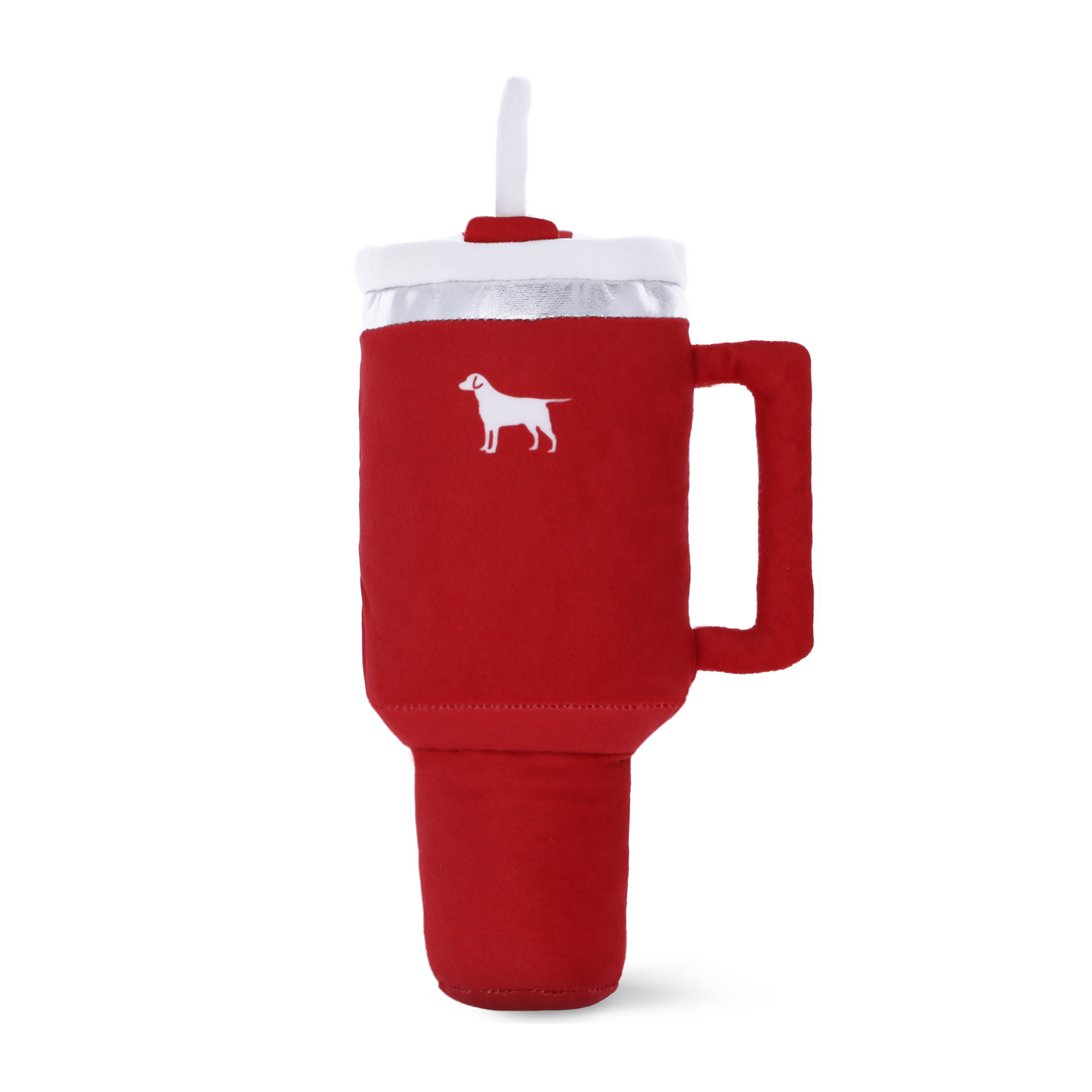 Pup Cup Squeaky Plush Dog Toy