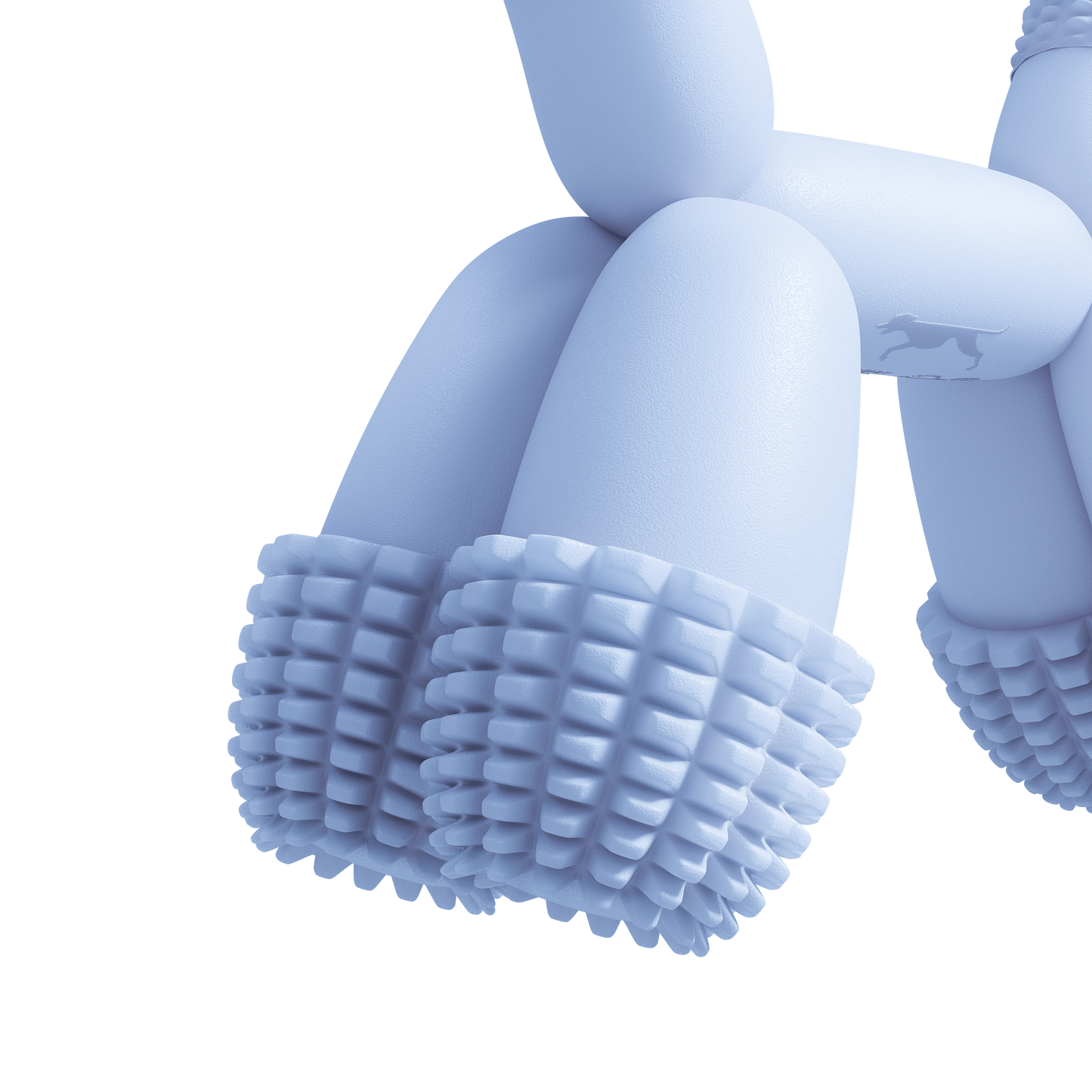 Balloon Dog Chew Toy in Blue