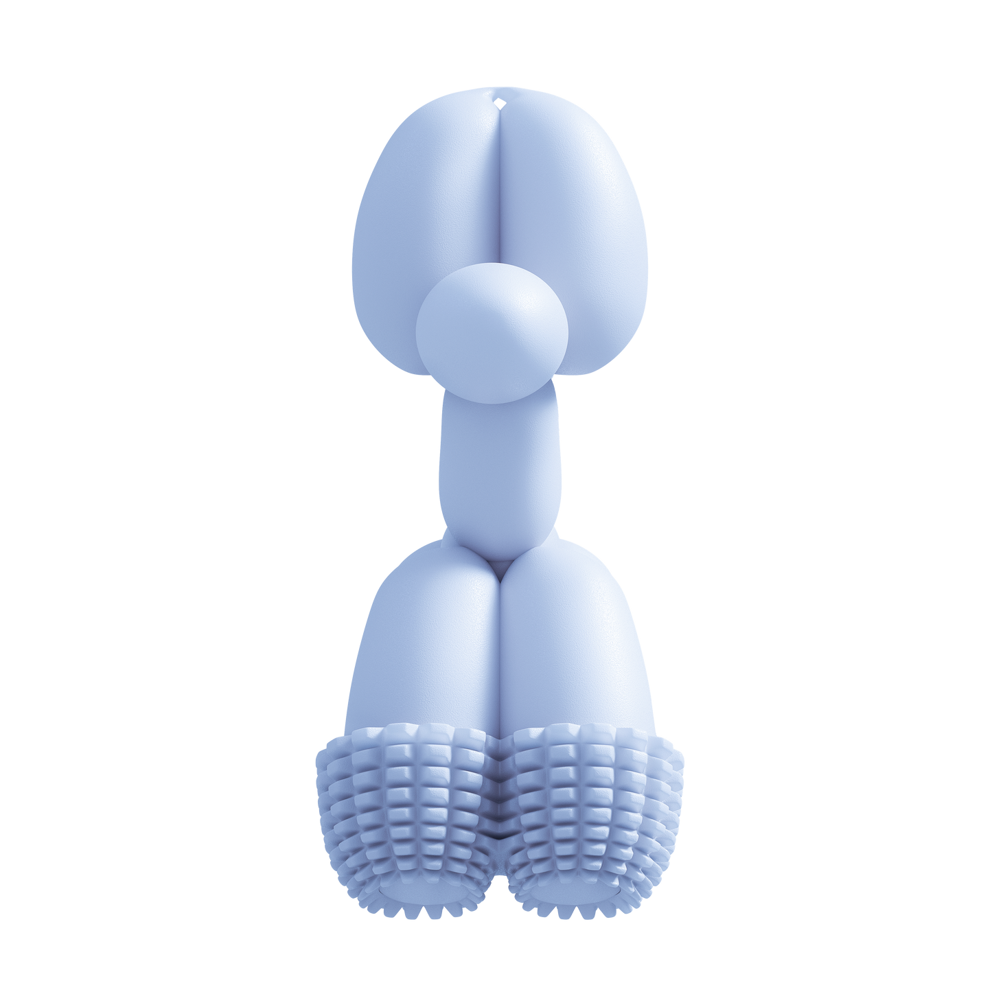 Balloon Dog Chew Toy in Blue