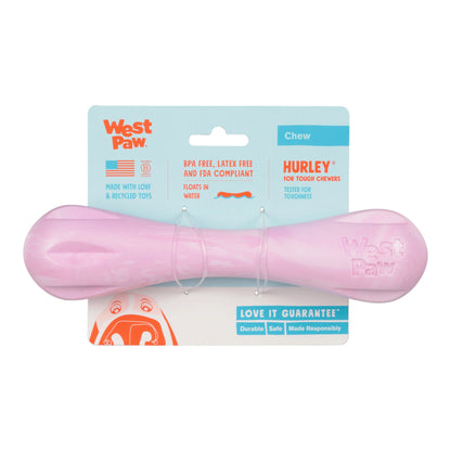 Hurley Bubblegum Swirl Dog Bone Chew Toy