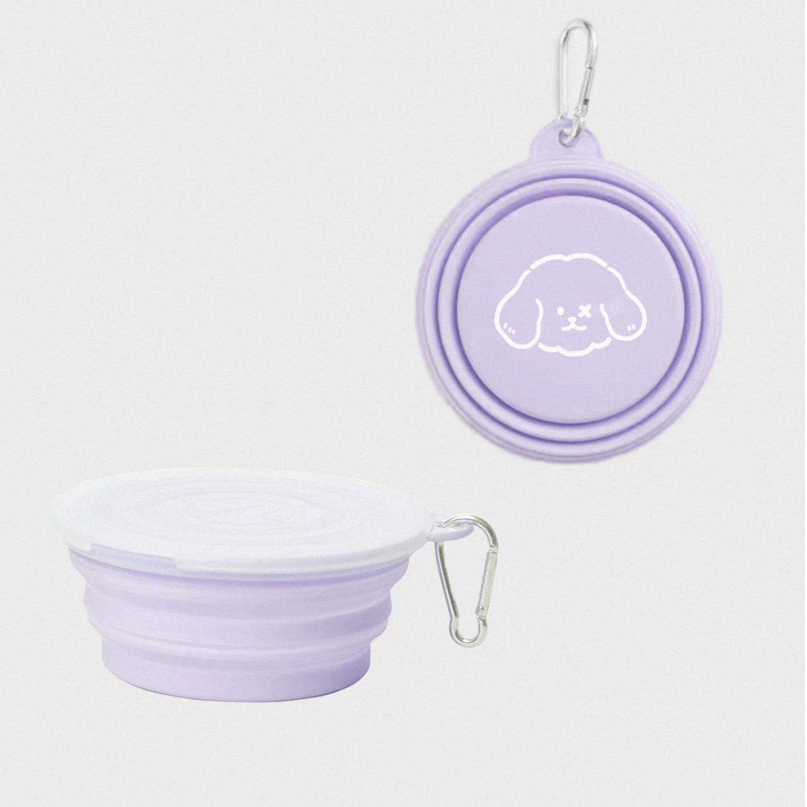Single Foldable Pet Travel Bowl