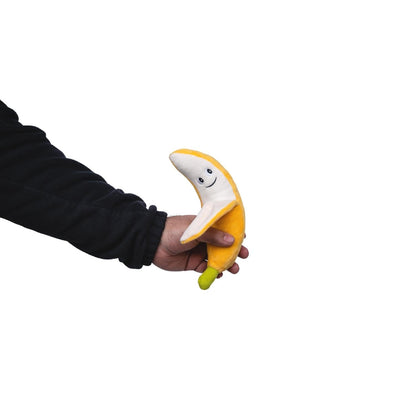 Avocado and Banana Plush Dog Toy Gift Set