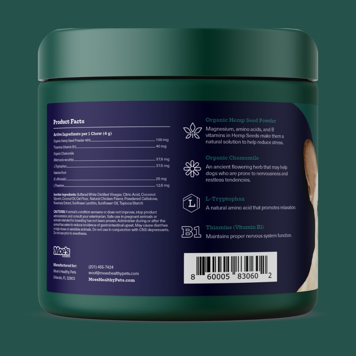 Chillout Chews Calming Supplement for Dogs