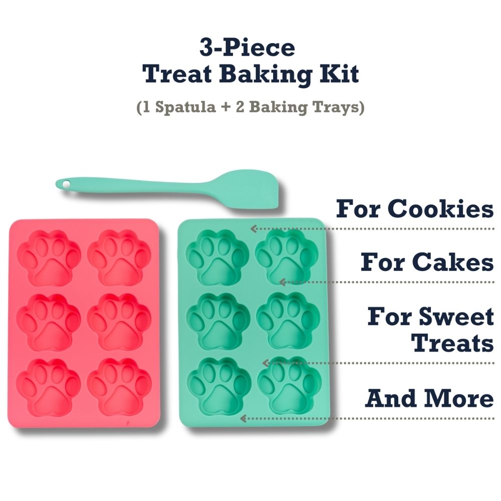 Country Living 3-Piece Silicone Dog Treat Baking Kit