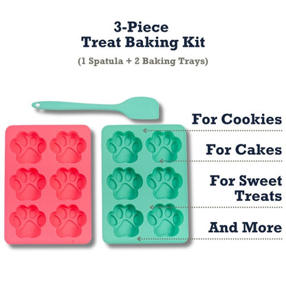 Country Living 3-Piece Silicone Dog Treat Baking Kit