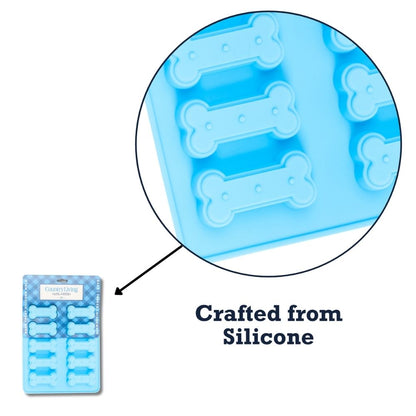 Country Living Bone-Shaped Silicone Dog Treat Baking Tray