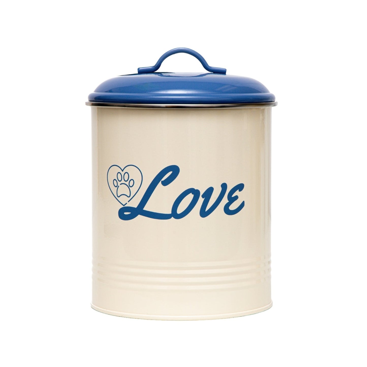 Country Living Set of 3 Pet Treat Canisters French Blue
