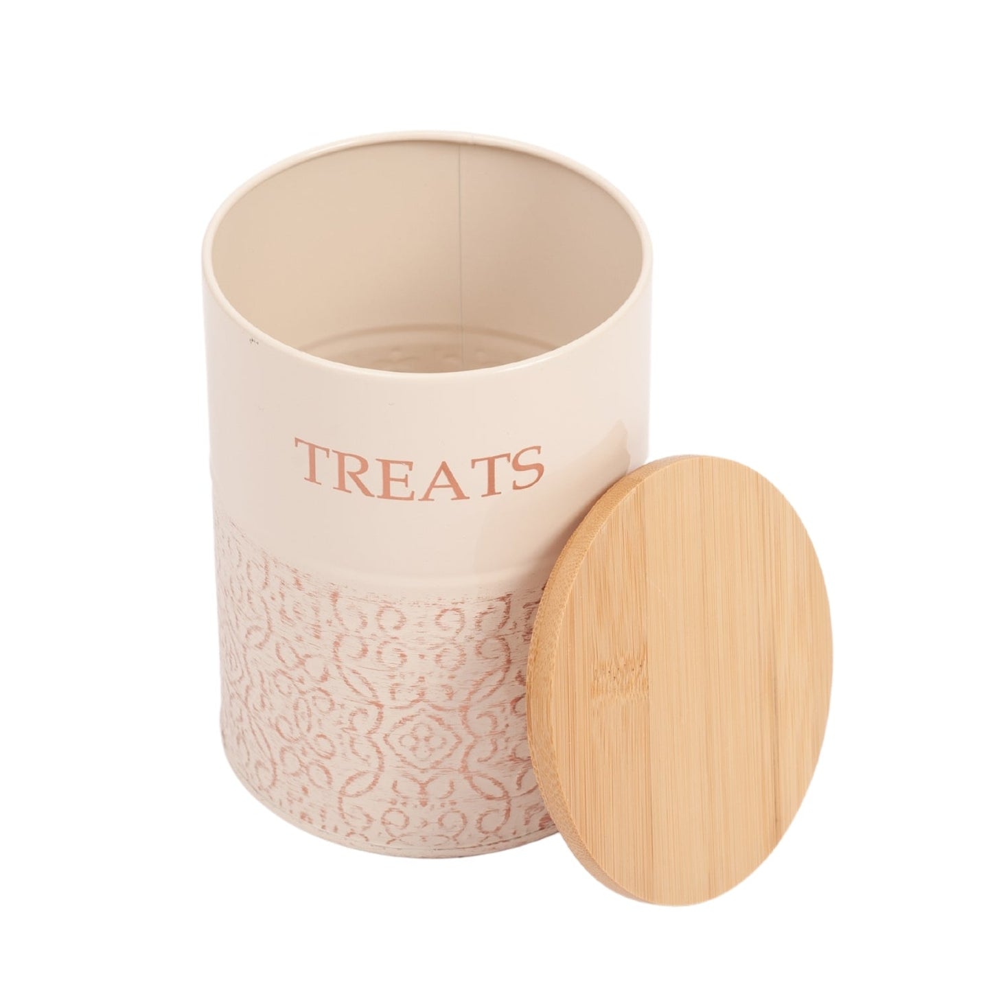 Country Living Treat Trove Dog Treat Canisters White Swan