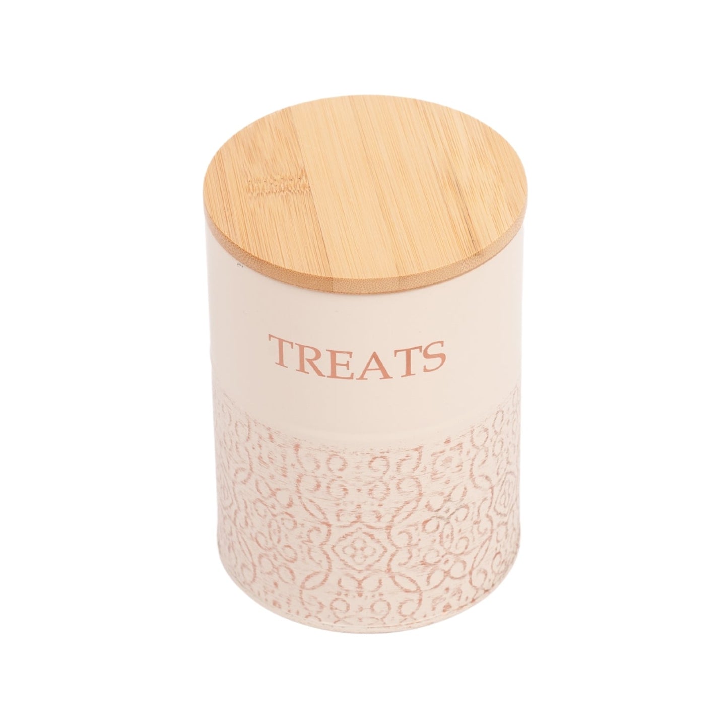Country Living Treat Trove Dog Treat Canisters White Swan