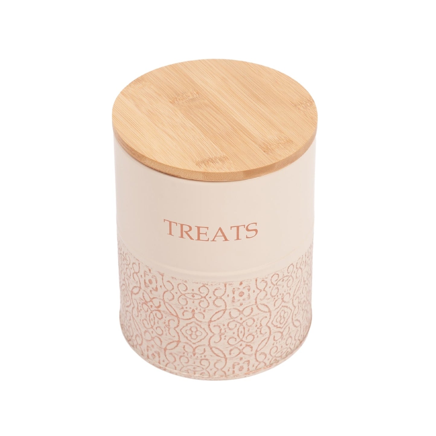 Country Living Treat Trove Dog Treat Canisters White Swan