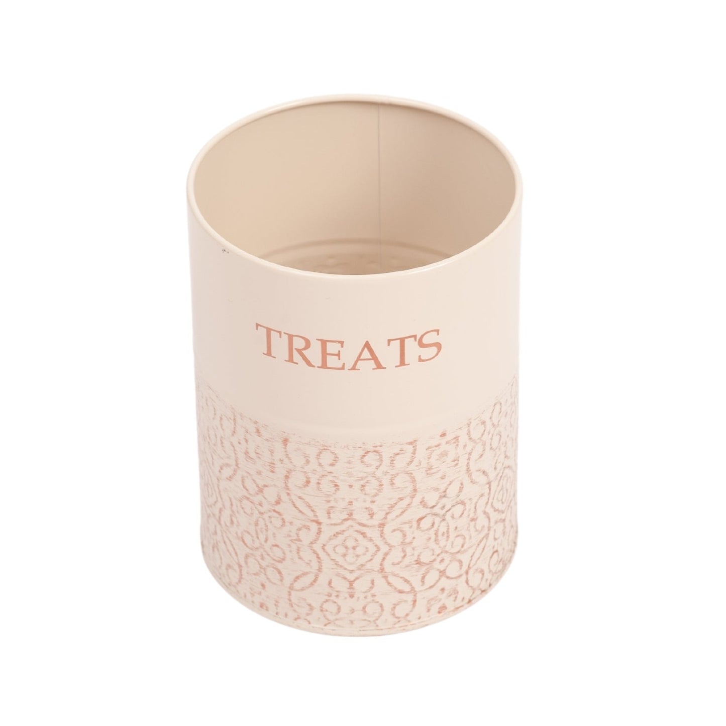 Country Living Treat Trove Dog Treat Canisters White Swan